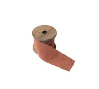 Générique - Ruban Gaze de Coton Vieux Rose 4,5 cm x 3 m