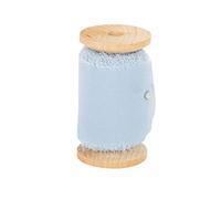 Générique - RUBAN MOUSSELINE SOIE EFFILOCHÉ 5CMX5M BLEU GLACE