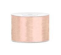 Générique - Ruban Satin pêche 5 cm x 25 m