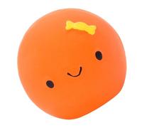 Générique Rubber Egg Dog Toy - 5.5x5cm Squeaky Cute Egg Doll Shape Dog Latex Rubber Ball - Delightful Four-Color Squeaky Ball for Small and Medium-Sized