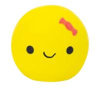 Générique Rubber Egg Dog Toy - 5.5x5cm Squeaky Cute Egg Doll Shape Dog Latex Rubber Ball - Delightful Four-Color Squeaky Ball for Small and Medium-Sized