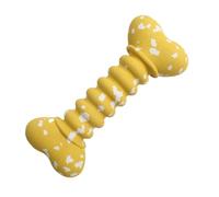 Générique Rubber Teeth Dog Toy, Bite Resistant Ball, 7.28x3.07x0.98 inches, Bone Shape Design, Vibrant Color Fetch, Interactive Play, Chew Cleaner for Dogs, Puppy Training, Outdoor Exercise