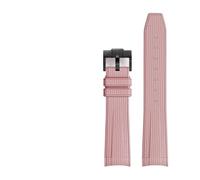 Générique Rubber Watchband For Waterproof Sports 20mm Watch Strap Curved End Band