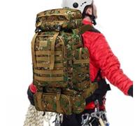 Générique Ruck Saclepack - Sac de rucking grande capacité résistant à l'eau 80L | STRY et durable Army Camping Rucksack, Gear survie en plein air, randonnée, chasse, trekking, expédition