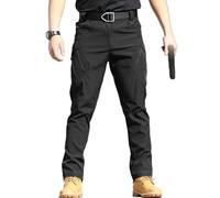 Générique Rugstor Flexcamo - Tactical Waterproof Pants, Stretch Cargo Pants, Lightweight Waterproof Quick Dry Tactical Pant (Black,Grand)