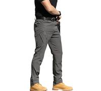 Générique Rugstor Flexcamo - Tactical Waterproof Pants, Stretch Cargo Pants, Lightweight Waterproof Quick Dry Tactical Pant (Dark Gray,Grand)