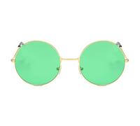 Générique Runde Sonnenbrille - Retro-Hippie-Brille Mit Runden Getönten Gläsern, Runde Sonnenbrille Für Herren, Hippie-Brille Für Damen, Tolle Partygeschenke