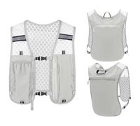 Générique Running Hydration Vest - 40x30cm Breathable Running Vest With Multiple Pockets - Versatile Elastic Stable Chest Pack Gear Backpack For Trail Race Hiking Climbing Jogging Marathons Camping