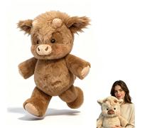 Générique Running Plushies 45/60cm,Adorable Furry Running Cow Stuffed Animal for Stress Relief and Emotional Support,Home Decor for Girls, Boys, Men & Women (Cow Brown,60 cm)