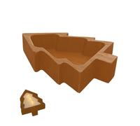 Générique Rustic Wood Bowls Coffee Table Decor | Wood Bowl Candle,Rustic Holder Christmas Decorations For Candy Snack Charcuterie Sushi Farmhouse Coffee Table Office Bedroom Living Room Party