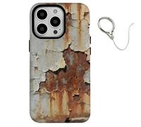 Générique Rusty Phone Case, Vintage Rusty Look Glossy Phone Case Compatible with Iphone 16/15/14/13/12/11 Pro Max, Creative Industrial Iron Inspired Shockproof TPU Cases (for iPhone 11,D)