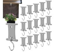 Générique Rv Awning Hooks - 2x1.7in Camping Awning Light Holders | 16pieces Outdoor Awnings Light Support Hanger | Space-Saving Rv Accessories for Caravaning Adventures, Outdoor Activities, Traveling