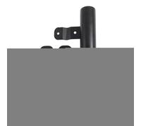 Générique RV Flag Pole Mount, Bumper Flag Bracket, Steel Holder, Rust Resistant Symbol Mounting Clamp, Removable Display System for Camping Parades Beach Boating Deck 12.01 x 1.77 inches