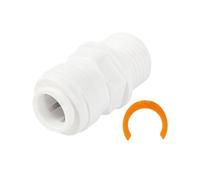 Générique RV Sewer Adapter - ABS 1/2 inch | Universal Pipe Connector Elbow Hose Fitting Outdoor Camping Drainage System Accessory | for Motorhome Travel Trailer Caravan Campsite Use