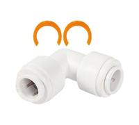 Générique RV Sewer Adapter - ABS 1/2 inch | Universal Pipe Connector Elbow Hose Fitting Outdoor Camping Drainage System Accessory | for Motorhome Travel Trailer Caravan Campsite Use