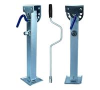 Générique RV Slide Out Support Jacks | Heavy Duty Telescopic Trailer Jack Foot Plate | Adjustable Motorcycle Stand Stabilizing Legs, Camping Accessories Pull Down Parking Jacks for Travel Trailer RV