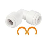 Générique RV Water Pipe Connectors, 1/2 inch Quick-Connect Hot Cold Water Fittings, 12mm Male Threaded Elbows Tees Straight-Insertion, for RV Camper Van Marine Plumbing System, Set of Multiple Pieces