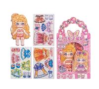 Générique s à Habiller - Jouet Mignon, à Habiller aimantée pour Filles pour Un Jeu créatif, Design Durable avec Accessoires Amusants, Jouet imaginatif pour Les Amateurs de Mode, Les fêtes d'