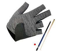 Générique s De Billard pour Hommes - Mitaines Respirantes avec des Doigts Ouverts,de Queue Élastique Respirant - Accessoires De Sport De Queue Destinés Aux Femmes Athlètes