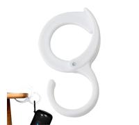 Générique S Hooks Heavy Duty, Coat Hooks For Wall, Convenient Towel Holder, No Drilling, Easy Install Storage For Slippers, Mops, Kitchen, Bathroom, Wardrobe