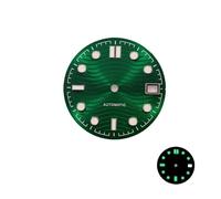 Générique S Logo 28.5mm wHaima 300 Cadran Rond à Clous sans Aiguilles, Mouvement NH35, Montre Lumineuse Verte, Accessoires de Modification(OP-948)