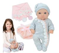 Générique s Mignonnes,Figurines Réalistes À Habiller avec des Vêtements | Véritable Enfant | pour Filles Garçons Chambre Séjour Maison Anniversaire Jeu de Rôle