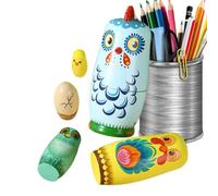 Générique s Russes s Décor de Bureau en Bois thème Poule 5 pièces | déco maison pour Garçons Filles Maison Appartement Chambre Bureau Salle de Jeux Salon Anniversaire