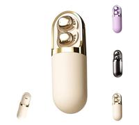Générique S13 Bluetooth Headphones, S13 Vibration Massage Bluetooth Headphons, Vibration Massage Bluetooths Headphone, Bluetooths 6.0 Wireless Sleep Earbuds (Beige)