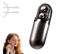 Générique S13 Vibration Massage Bluetooth Headphones, Bluetooth 6.0 Wireless Sleep Earbuds for Side Sleepers, Waterproof Vibration Case, Ideal for Leisure Sleep (Black)