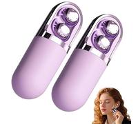 Générique S13 Vibration Massage Bluetooth Headphones, Bluetooth 6.0 Wireless Sleep Earbuds, Invisible Ear Plugs for Side Sleepers, with Compact Case, Provide Relaxation for Sleeping (Purple*2)