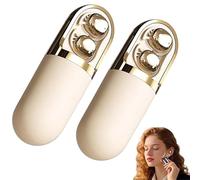 Générique S13 Vibration Massage Bluetooth Headphones, Bluetooth 6.0 Wireless Sleep Earbuds, Invisible Ear Plugs for Side Sleepers, with Compact Case, Provide Relaxation for Sleeping (Beige*2)