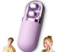 Générique S13 Vibration Massage Bluetooth Headphones, Bluetooth 6.0 Wireless Sleep Earbuds, Multipurpose Invisible Ear Plugs, Vibration Earphone Case, for Side Sleepers, Travel Wear (Purple)