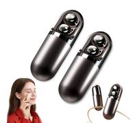 Générique S13 Vibration Massage Bluetooth Headphones, Waterproof Vibration Earphone Case Provide Relaxation and Massage, Bluetooth 6.0 Sleep Earbuds for Side Sleepers (2 Pcs,Black)