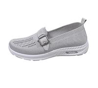 Générique Sabot Jardin Femme Chaussures Femme OrthopéDique Chaussures décontractées à Boucle pour Femmes, Nouvelles de Commerce extérieur pour Femmes, Chaussettes en, Baskets à Semelle Souple Grey 37