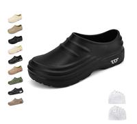 Générique Sabots Armadillo pour Femmes et Hommes, Chaussures de Cuisine Armadillo, Sabots Confortables et antidérapants, Chaussures de Cuisine pour infirmières (Black,40)