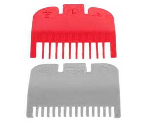 Générique Sabots de Tondeuse Professionnels pour Coupe de Cheveux 2 Pièces en Plastique Contrôle Précis Longueur, Adaptés pour Maison et Salons Adaptés pour Maison et Salons