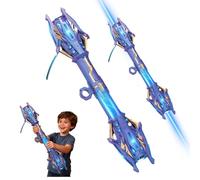 Générique Sabre Laser Toys,Sabre Laser RGB 24 Couleurs,2 en 1 Sabres Lumineux USB-C Rechargeable,avec Effets Sonores et Rotation du Bout des Doigts,Jouet pour Cadeaux d'anniversaire,Nouvel an,de Rôle