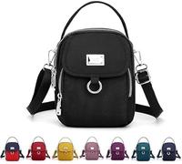 Générique sac à bandoulière convertible grande capacité oxford étanche sac de banlieue étanche à 2 sens sacs grande capacité (Noir)