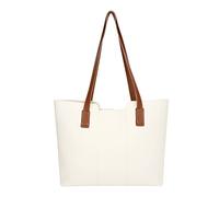 Générique Sac à bandoulière décontracté simple pour femme à la Sac à main multi-compartiments de grande capacité De Taille De Ciseaux (White, One Size)