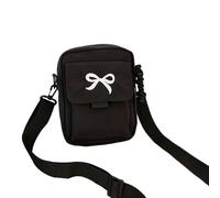 Générique Sac à bandoulière élégant Bow-Styled femmes sac à bandoulière avec sangle réglable couleur unie