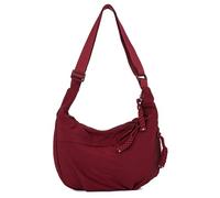Générique Sac à Bandoulière Hobo pour Femme, Style Croissant, Nylon, Décontracté (red, 37 * 22 * 8 cm)