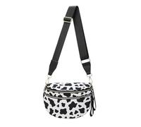 Générique Sac à bandoulière léopard à imprimé lait Design spacieux pour s'adapter à un article indispensable Bandoulière ajustable pour les grandes (B 31x22cm)