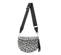 Générique Sac à bandoulière léopard à imprimé lait Design spacieux pour s'adapter à un article indispensable Bandoulière ajustable pour les grandes (C 31x22cm)
