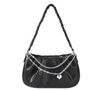 Générique Sac à bandoulière pour femme, mini sac à main avec petit sac à bandoulière souple rétro classique pour femme des années 90 | doré