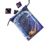 Générique Sac À Cartes De Tarot,Pochette De Stockage Portable Pour Bijoux Et Tarot - Sac Doux Pour Dés Bijoux et Cartes Oracle Pour Amateurs de Magie et Psychologie