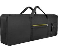 Générique Sac à Clavier 76 Clé Portable Portable Electronic Piano Remplissé du Clavier de Transport Bagure de Rangement du Sac 120x40x15cm