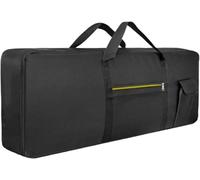 Générique Sac à Clavier 76 Clé Portable Portable Electronic Piano Remplissé du Clavier de Transport Bagure de Rangement du Sac 120x40x13cm