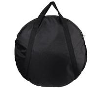 Générique Sac à cymbales rond Conteneur de cymbales Étui de transport pour instruments avec sangle en tissu Oxford, coton et poignée, noir, pour musicien
