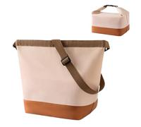 Générique Sac à déjeuner, conteneur isotherme à dessus roulant, 7,87 x 5,91 x 11,02 pouces, sac à déjeuner isolé, à main à bandoulière, fourre-tout thermique, pour, femmes, hommes, voyage scolaire,