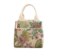 Générique Sac À Déjeuner Pour Femmes,Contenants De Sac À Main Imperméables À Fleurs - Boîte À Repas Femme Pour Le Travail,Pour Travail, Nourriture, Filles, Adultes, Voyage, Extérieur,